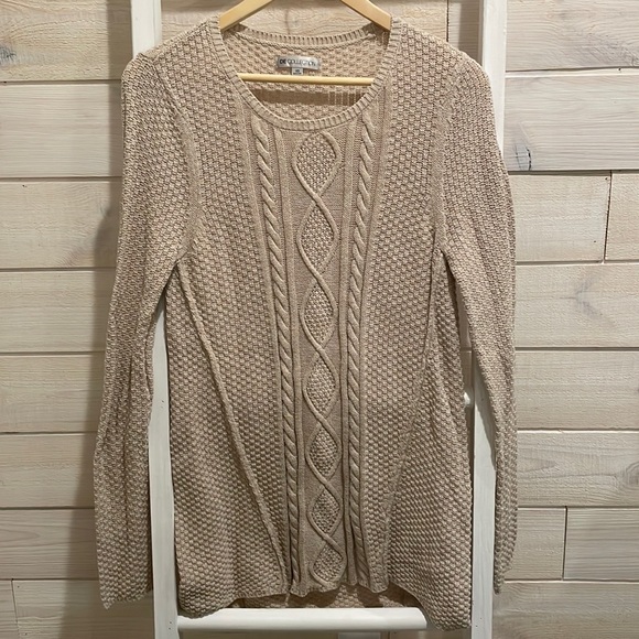 DownEast Sweaters - Downeast lightweight cable knit sweater